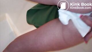 Wife giving a shit shower