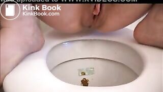 Poo on toilet