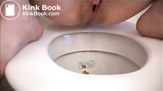 Poo on toilet