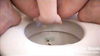 Poo on toilet