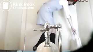 Camera installed in one of Tokyo business center - Japanese toilet cameras and scat porn