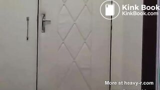 Pigtails Eating Shit