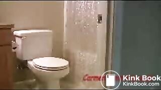 pornativecom - Pornativecom - Girl Pooping And Farting On Toilet