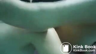 Lesbians having fun on the Kitchen Table