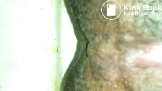 beautiful black asshole pushing out a fat turd:)