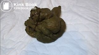 Big load of shit in sissy outfit