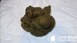 Big load of shit in sissy outfit