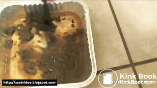 Obese Monster Bakes A Scat Cake