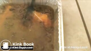 Obese Monster Bakes A Scat Cake