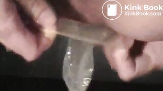 Amateur - Scat in condom