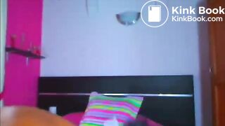 Stunning Latina Scat webcam show