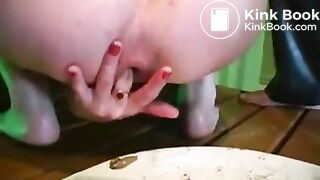 Nice Lady Scat Anal