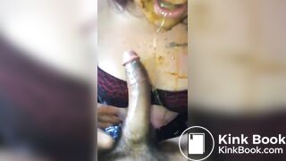 Scat cum dumpster BBWendi love scat and cum