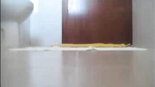 Girl Shitting On The Floor