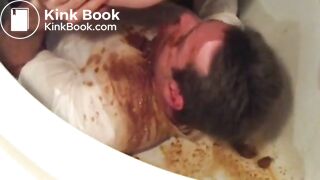 diarrhea on his face