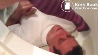 diarrhea on his face