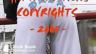 girl pooping in the pants in the street 5