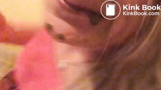 Toilet Pig Feasting on Her own Filth:)