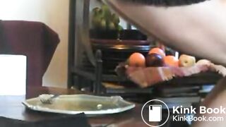 Mother Shits On A Plate For Dinner