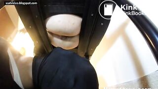 Scat Slave Shitting In Open mouth