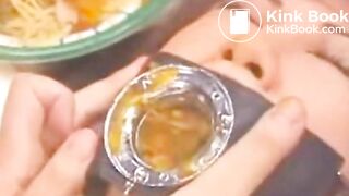 Asian Girl Forced To Eat Shit