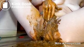 Pushing Shit In Cunt