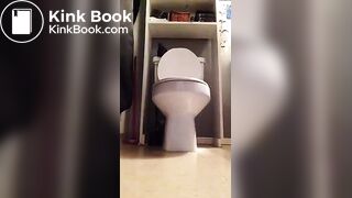 Bbw pig takes big shit for me