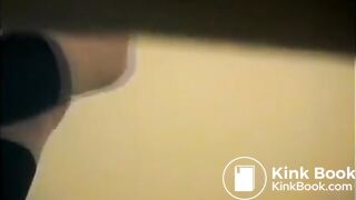 Schoolgirl pooping panties