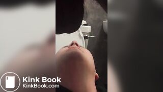Scat Toilet slave BBWendi eats her masters shit