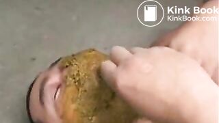 Beautiful Japanese  Woman Shitting In Her Slaves Mouth