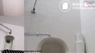 Hot Japanese schoolgirl pooping in the toilet - Unsensored Japanese scat porn videos