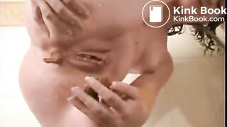 Lucy In The Shower With Scat -