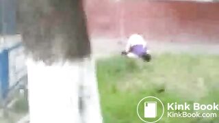 russia drunk teen passed out sleep public scat