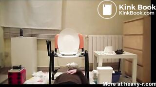 Guy Is Human Toilet At Girls Party