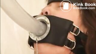 Installation of human toilet by Yuuki Aoi