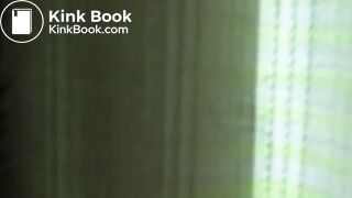 Woman scat in toilet with a beautiful view from the window