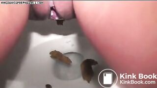 Girl with pierced lip scat - Girls pooping indoormp4