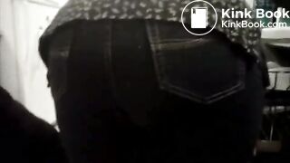 Wife farting in kitchen