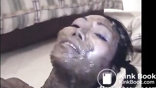 Asian Hottie Eating Fresh Shit