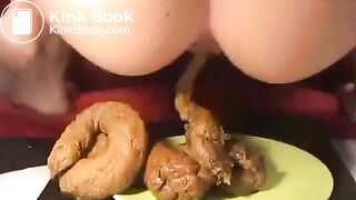 Cute Girl Takes Massive Shit