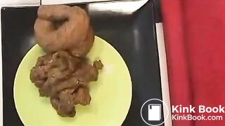 Cute Girl Takes Massive Shit