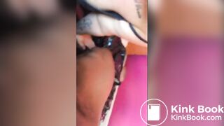 Scat BBWendi loves dirty ass to mouth and dildo ra