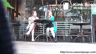 Japanese girl shitting in the public toilet - Unsensored Japanese scat porn videos