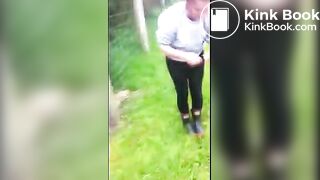 Girl lands face first in shit