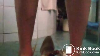 girl poo in the shoes