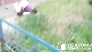 Drunk white chick shits herself