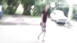 Drunk white chick shits herself