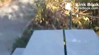 beautiful blonde pooping