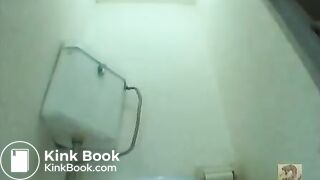 Sexy nurse from Tokyo hospital shitting in the toi - Japanese toilet cameras and scat porn