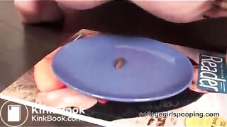 Sexy college girl Barbie shitting in front of cam - Scat Video Collection